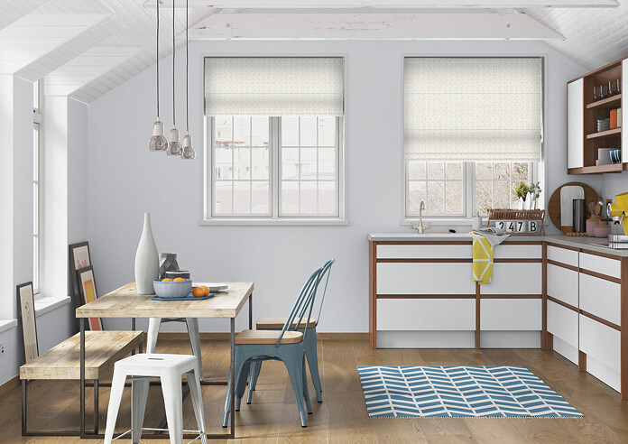 Maidenhair, Pebble - Roman Blind - Image 5